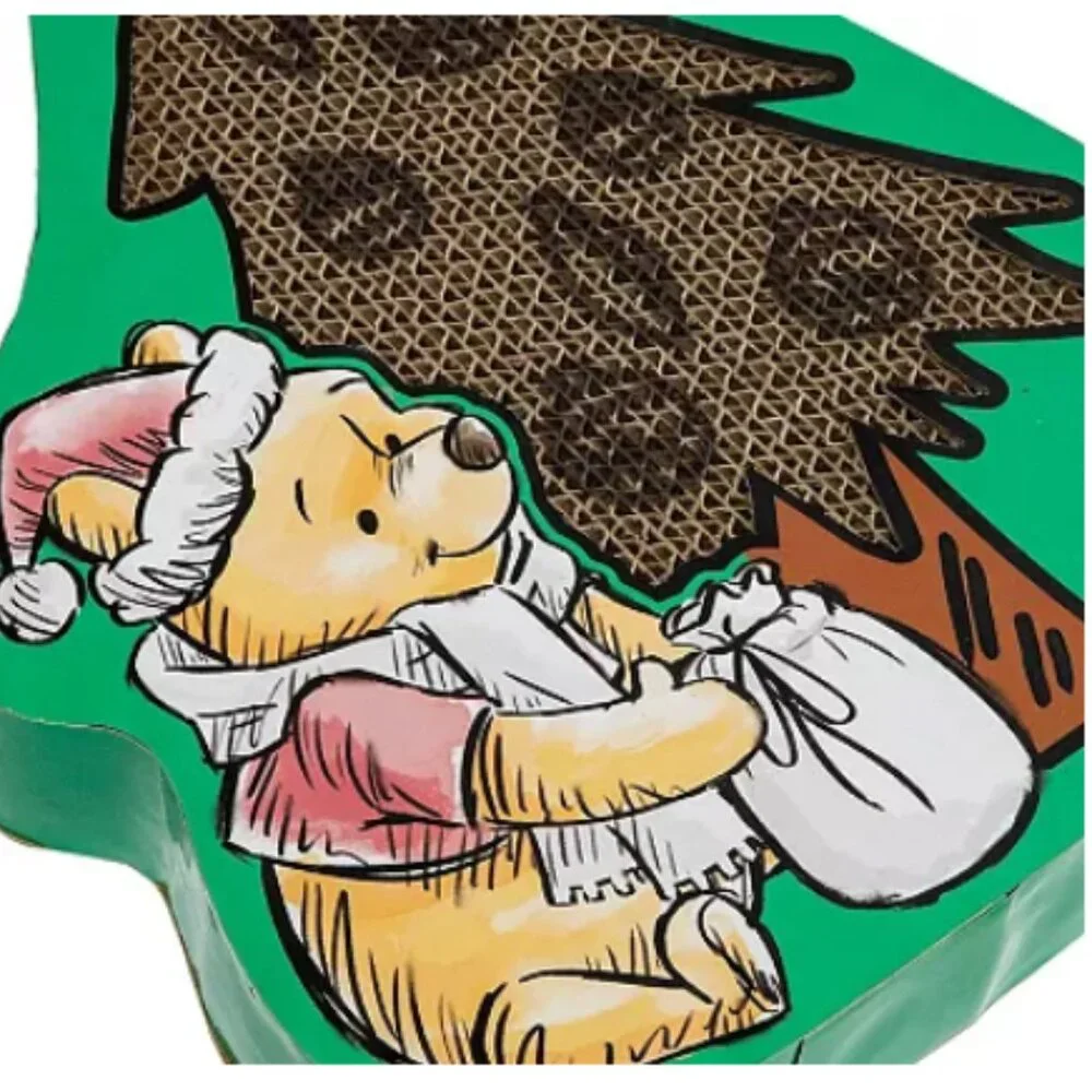 NWT ~ Disney's Winnie The Pooh Christmas Tree Cat Scratcher